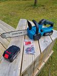Motorsåg 12" svärd med batterier