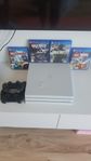 PS4 Pro  med 4 spel
