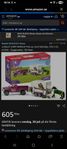 schleich stall och bil med transport