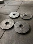 ELEIKO hantelpar, viktplattor och strongman stock