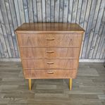 Retro byrå i teak, 1960-tal, 60*33 cm
