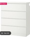 Malmbyrå IKEA 4-lådor 