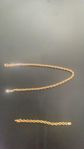 cordell guld 18k, armband och halsband