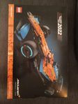 oöppnad lego technic mclaren f1 bil