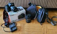 Canon EOS 1000D + 2 objektiv