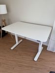IKEA BEKANT skrivbord (Sitt/stå) vit 120x80cm