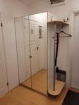 IKEA Vit PAX Garderob med VIKEDAL spegeldörrar
