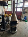 Lyxgrillkamin rostfri Firestar