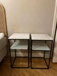 sängbord/sidobord i marmor