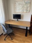 Skrivbord höj och sänkbart 160x80 cm