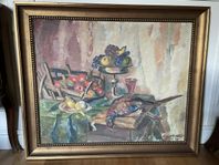 Tavla Stilleben olja av Emil Westman, 1925 