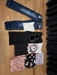 Flickkläder paket strl 122/128