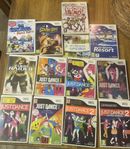 Wii-Spel Samling (Wii sports resort, Just dance, Scooby-doo)