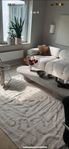 stor stilren beige matta 