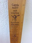 gamla mått och vikter 