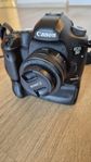 Canon 5D mk iii + grepp BG-E11,2 bat,Canon 50mm f1.8,32Gb SD