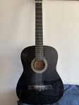 Akustisk Gitarr + hållare.