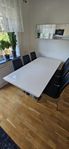 Matbord + 6 stolar