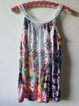 Original DESIGUAL topp vit färgglad 36 bra skick