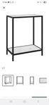 Konsolbord med marmorlook