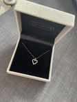 diamanthalsband 18k guld nytt