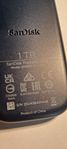SanDisk Portable SSD - 1TB - Svart - Extern SSD