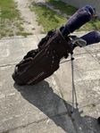 vänster golfset – Precise klubbor + Bang & Olufsen bag
