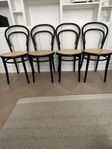 4 stycken Ton No 14, svart/rotting