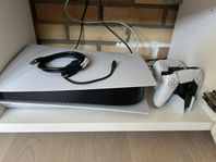 PS5 + Handkontroller och laddstation