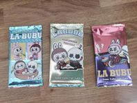 Labubu kort ny 3 paket inne i varje paket 8 kort