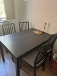 Köksbord + 4 stolar från Mio