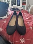 Ballerina skor med 5 cm klack