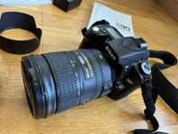 Nikon D90 kamera + Nikkor 28-300 objektiv