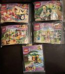 5 olika lego friends set
