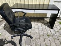 2 skrivbord + 2 kontorsstol