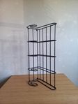 Retro svart hatthylla - IKEA FRÄN 1990