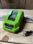 Greenworks snabbladdare 40V