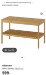 Bänk i mörk Bambu Ikea 
