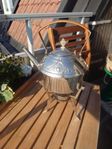Antik Kaffe/Te kanna med brännare
