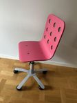 skrivbordsstol rosa