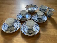 Royal Copenhagen Musselmalet Full Lace - Kaffeset i Nyskick