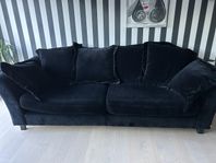 SWEEF 3-sits soffa svart