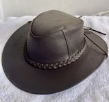 Cowboyhatt i äkta läder