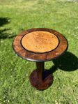 Pelarbord/Sidobord Art Deco 30-40tal intarsia