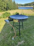Muurikka stekhäll med 3 brännare 78 cm i diameter