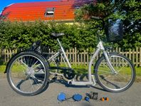Pfau-Tec 3vxl trehjuling med lågt insteg *Nyservad  