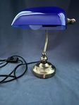 BORDSLAMPA - BIBLOTEKSLAMPA - BANKIRLAMPA - RETRO 