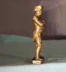 Napoleon Bonaparte Sigill Stämpel Guldförgylld Mässing