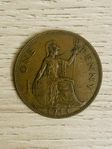 Brittisk One Penny - 1944