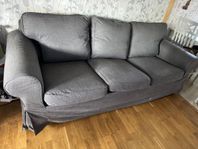 Grå 3 sits soffa från Ikea